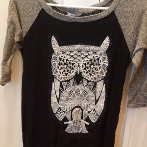 Women's owl shirt